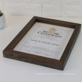 New design custom A4 Logs Document Frame Hanging on the wall Diploma Frames